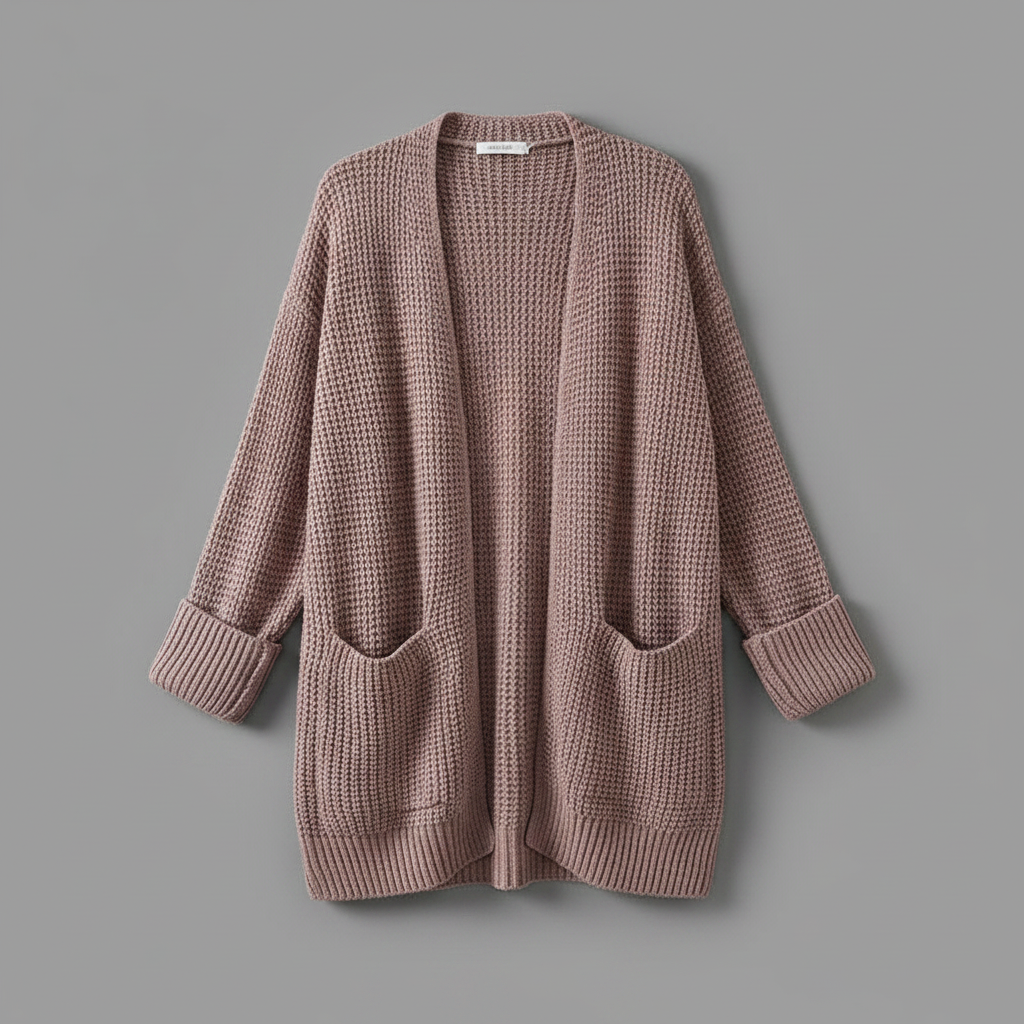 Elegant Women's Black Cardigan | Cozy Fashion Layer
