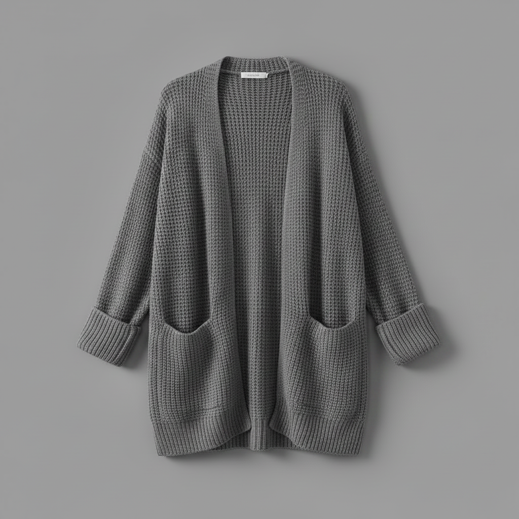 Elegant Women's Black Cardigan | Cozy Fashion Layer