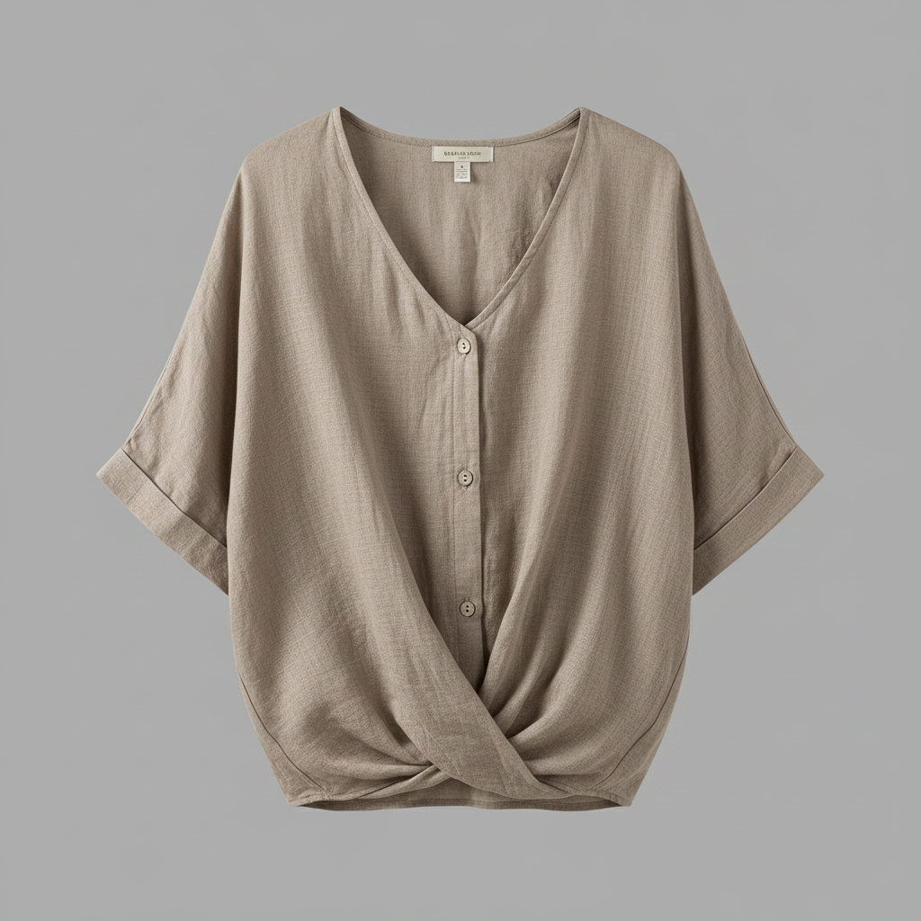 Elegant V-Neck Long Sleeve Blouse | Women's Fashion Top