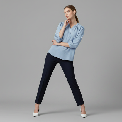 Silk Patchwork Women's Blouse | Stylish Summer Top