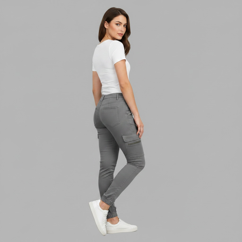 Urban Cargo Pants | Women's Black Trousers